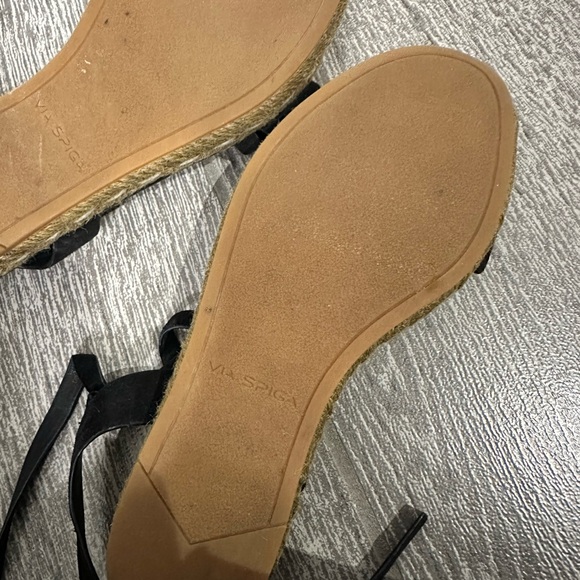 Via Spiga Black Sandals - Picture 9 of 10